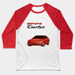 Red 944 Turbo Baseball T-Shirt